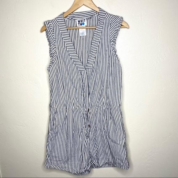 Anthropologie Whit Two Tiley Romper size 12P - Picture 2 of 7